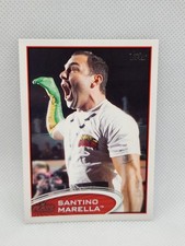 2012 Topps WWE Raw #85 Santino Marella Wrestling Superstar Card NM Cobra