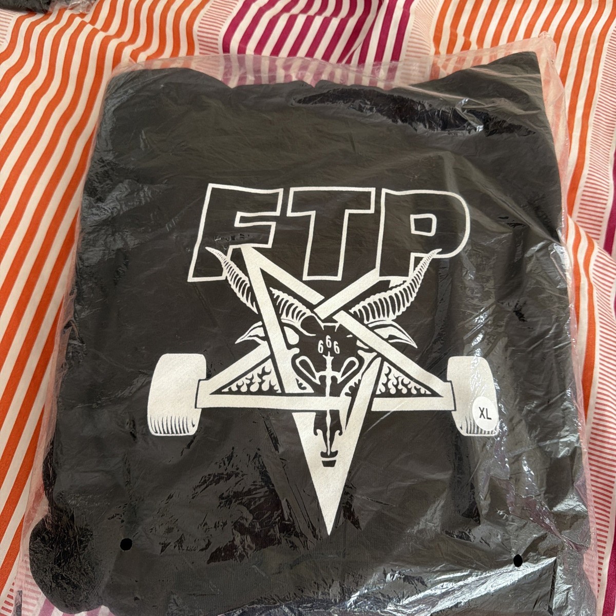 FTP x THRASHER Skategoat Pullover Hoodie Black Men's Size XL | eBay