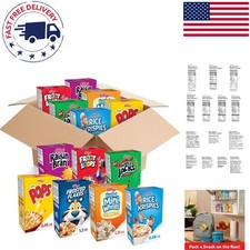 Bulk Cold Breakfast Cereal Pack: 48 Individua...