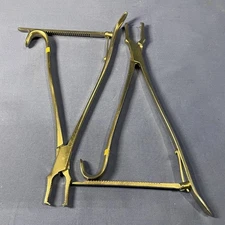 LOT OF 2 Zimmer 3121 Kern Bone Holding Forceps