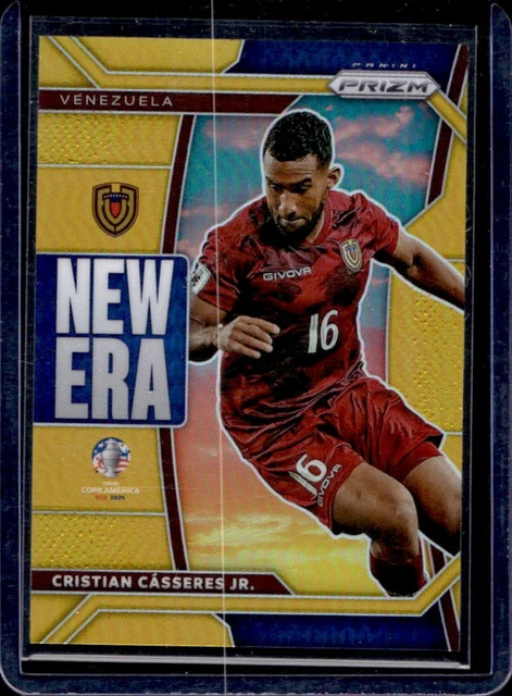 2024 Prizm Copa America Cristian Casseres Jr. New Era Gold RC #3/10