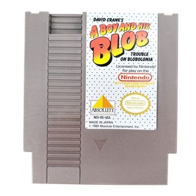 A Boy and His Blob Nintendo NES autentico con manuale etichetta immacolata testato funzionante