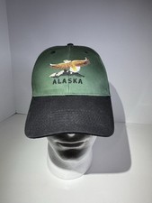 Alaska Strap back Baseball Cap Green And Black