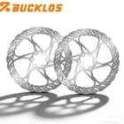 BUCKLOS 140/160/180/203mm Rotor MTB Bicycle Bike Disc Brake 6 Bolts Rotor Steel