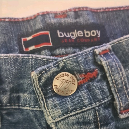 Bugle Boy Classic Jeans Vintage Blue Carpenter Y2K Skate Hip Hop Youth 6R - Picture 3 of 8