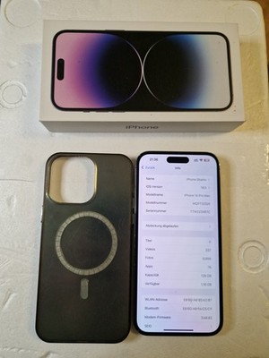 Apple iPhone 14 Pro Max - 128GB - Deep Purple (Ohne Simlock) (Dual-SIM)