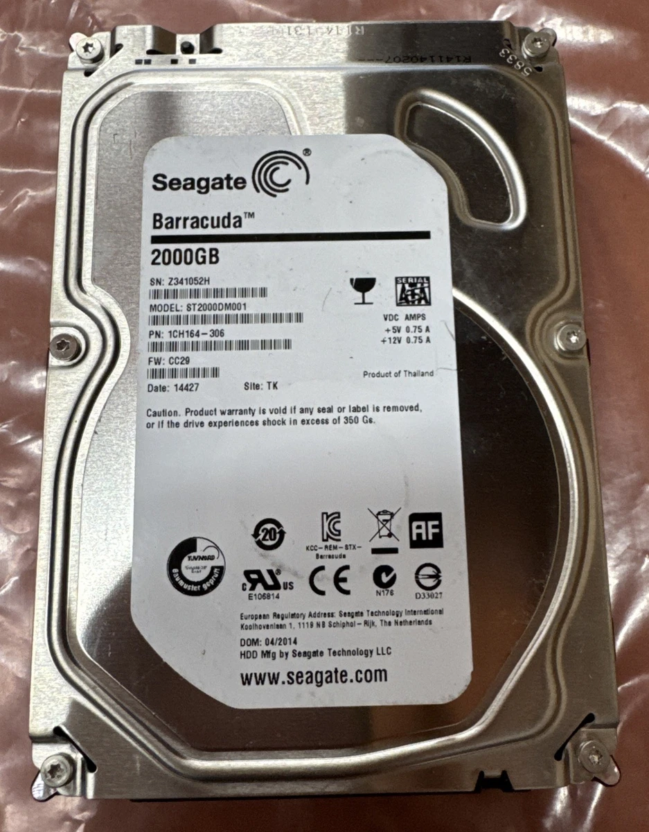 Seagate Barracuda St2000dm001 2tb for sale | eBay