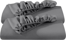 Bare Home 2-Pack Fitted Bottom Sheets Twin XL - Premium 1800 Ultra-Soft Wrinkle