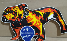 Bulldog Porcelain Enamel Sign  25 x 15 Inches 1 Sided
