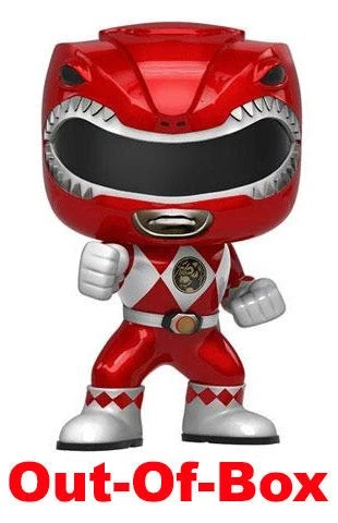 Funko Pop! Out-Of-Box Red Ranger (Metallic, Power Rangers) 406 - Hot Topic