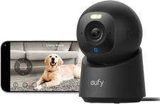 eufy Security 4K Indoor Camera E30,360 Pan Tilt,AI Auto Tracking,Color Night Vi