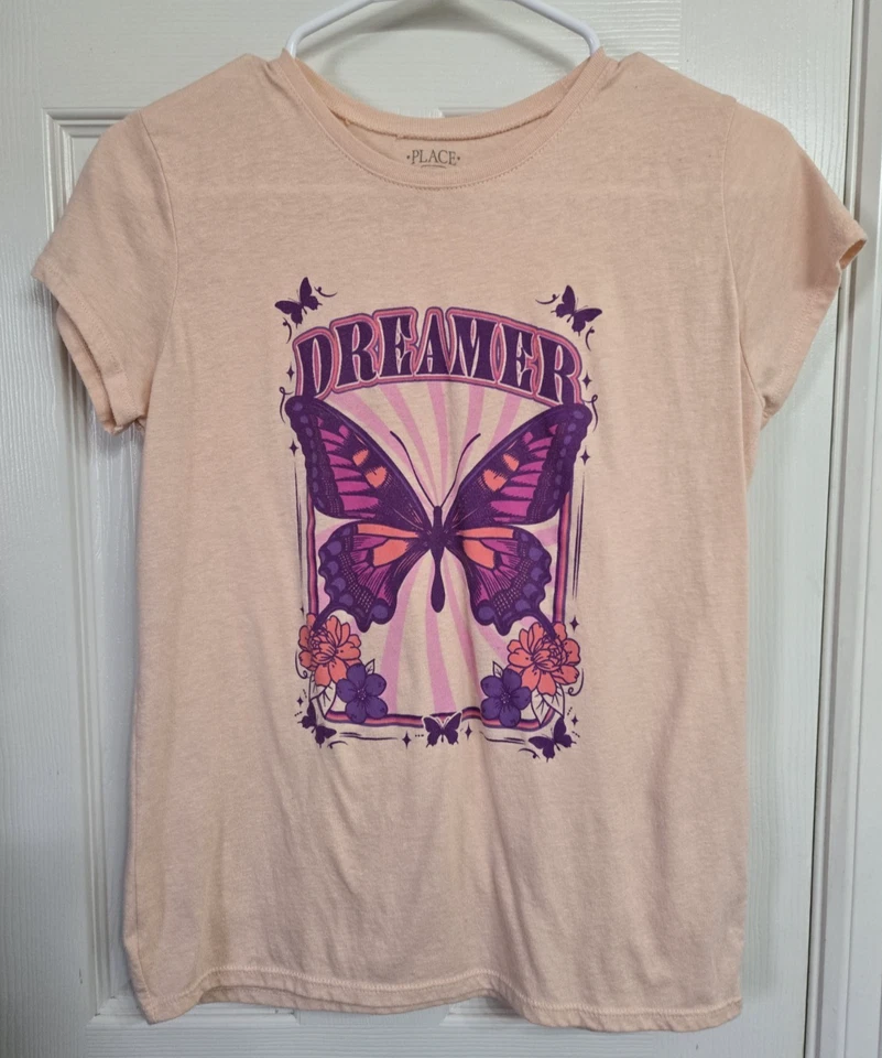 *4* Girls The Children's Place Short Sleeve Graphic T-Shirts, Size XXL (16) - Image 3 of 4