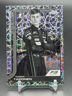 2025 Topps Chrome Tuukka Taponen #62 F2 F3 F1 B&W Lazer Laser Refractor