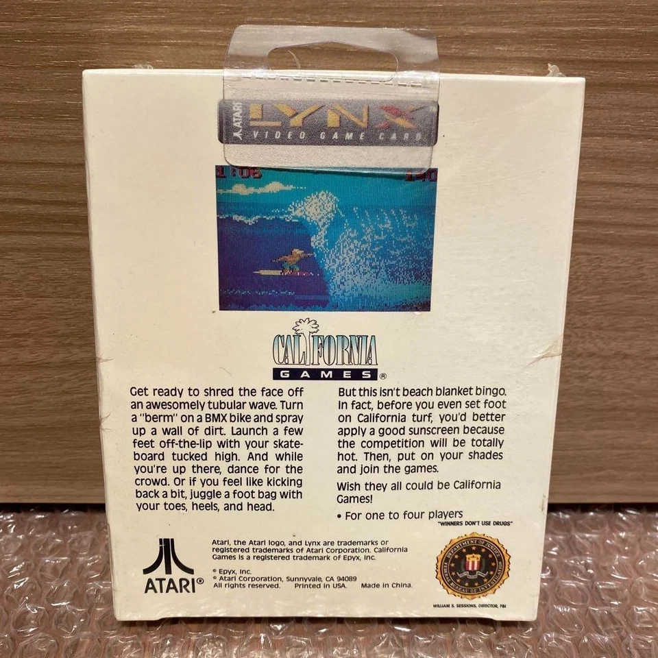 ATARI LYNX California Games Complete in box Unopened - Image 2 of 4