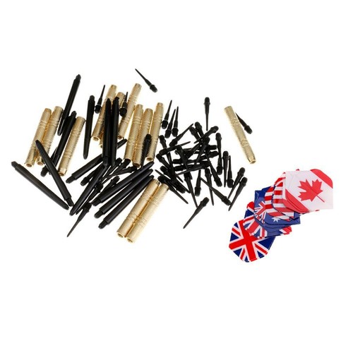 Lot De 12 Fléchettes à Pointe Souple – Fer Durable, 36 Pointes Plastique De Rechange, Coloré, équilibré – Pour Débutants Et Confirmés