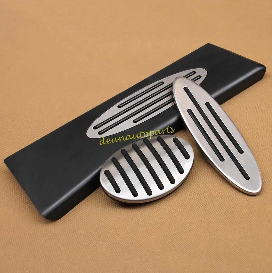 Kit de cubierta de pedal de acelerador de reposapiés de coche para Mini Cooper R55 R56 R58 R59 R60 R61 Foto 3 de 4