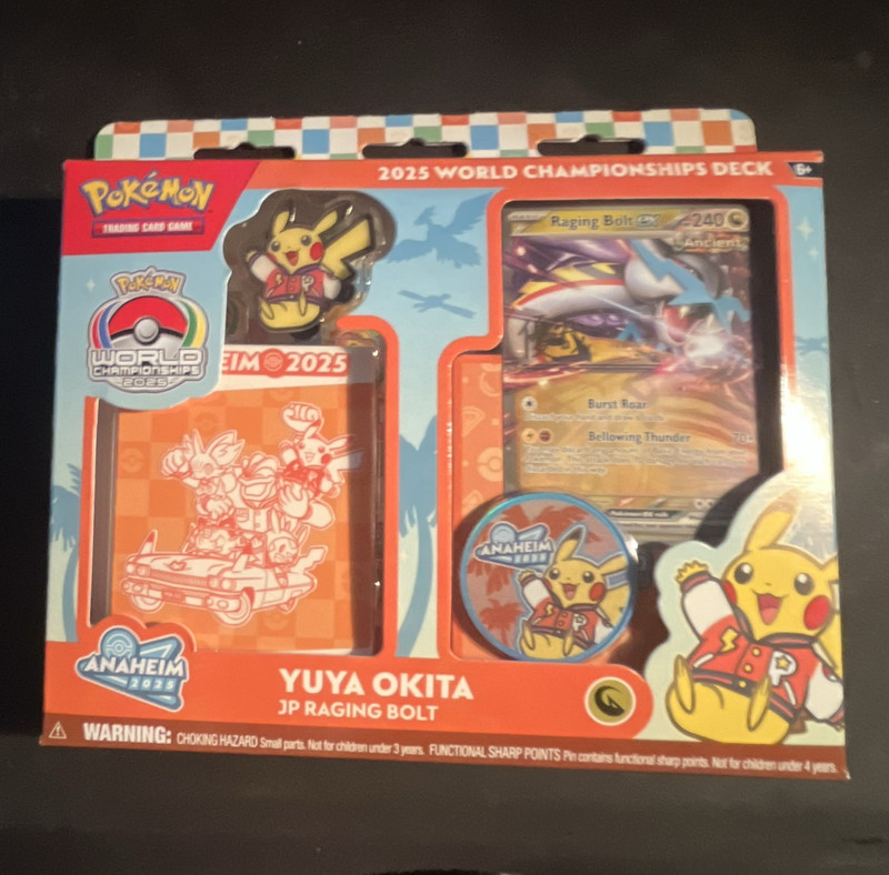 Pokémon Pokémon TCG 2025 World Championships Deck 60 Cards English Pikachu