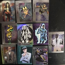 2025 SkyBox Metal Universe Batman #38 Black Lightning Purple FX ( 10 Card Lot)
