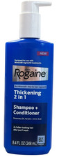 Rogaine Men's 2-in-1 Thickening Shampoo  Conditioner with Rosemary Oil, 8.4 Fl.