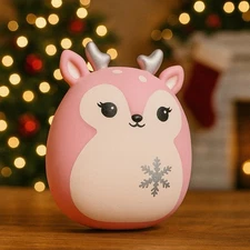 Squishmallows Squooshems Christmas Falala the Deer 2 Inch Stress Toy