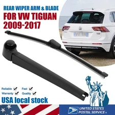 Rear Windshield Wiper Blade Arm Set 13"+12" Fit for Volkswagen Tiguan 2009-2017