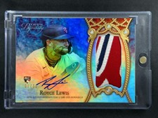 Royce Lewis 2022 Topps Dynasty RPA 01/10 RC On Card Auto Minnesota Twins Rookie. rookie card picture