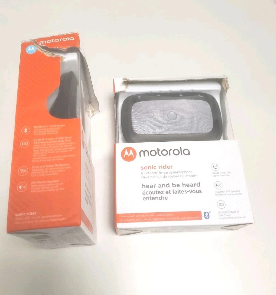 Motorola Sonic Rider SP-005BK/89589N Bluetooth Wireless In-car Speakerphone - Image 2 of 4