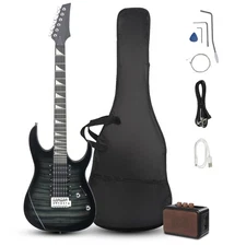 Ktaxon 170 Model 39in Electric Guitar 6 String for Beginner With 5W AMP
