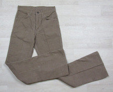 Vintage 1970s Levi's 646 Corduroy Flare Pants 26x31 Bell Bottom Beige Unisex