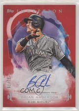 2019 Inception Rookies and Emerging Stars Red 31/75 Brian Anderson Auto 1u6