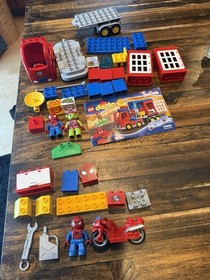 Lego Duplo Spider-Man Lot 10607 Bike and 10608 Spider Truck Adventure Complete