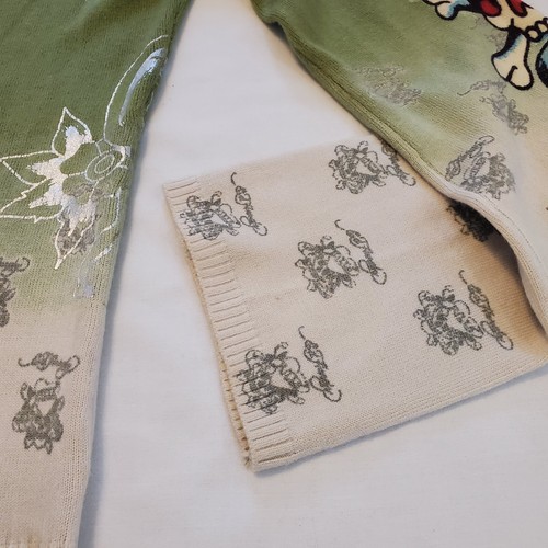 Ed Hardy Jersey Capucha Tatuaje Estampado Med Mujer Y2k Gótico Punk Emo Egirl Mariposa - Imagen 4 de 14