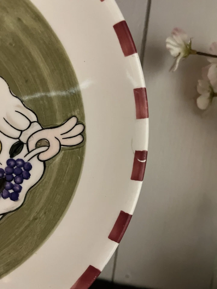 Plato decorativo de cerámica Sonoma French Chef Burdeos Bistro 11" Foto 4 de 4