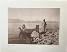 Vintage Beaux Arts - Edward S Curtis - American Indian Print - Plate# 250