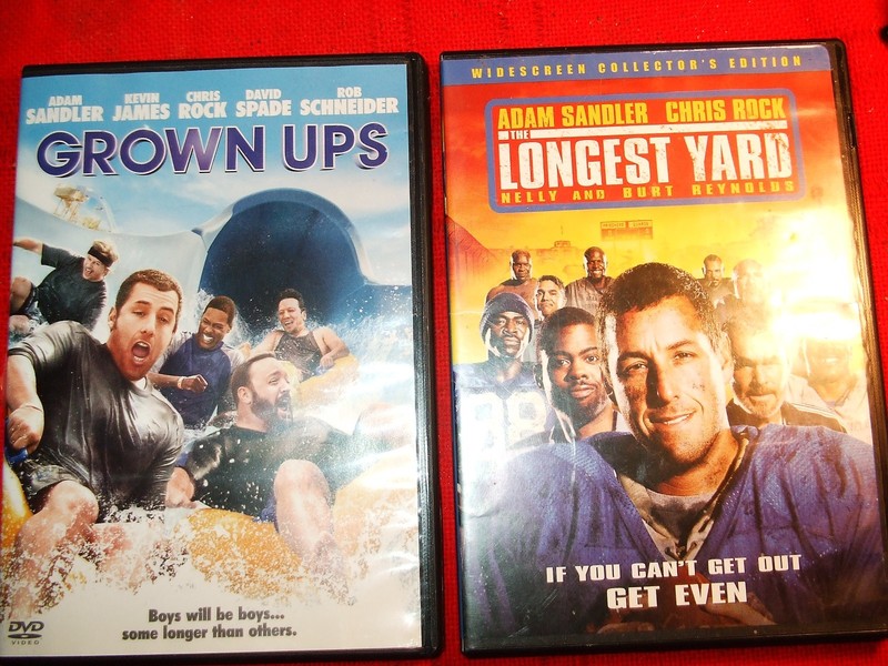 2 Adam Sandler Dvd Movies, Longest Yard & Grown Ups