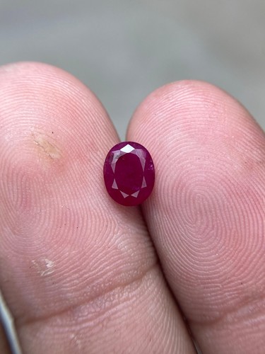1.20ct | Natural Red Ruby Ovel Cut, Loose Gemstone | Jegdalak, Afghanistan. - Picture 18 of 20
