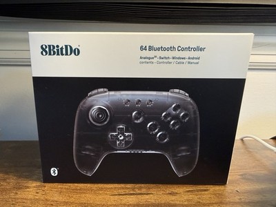 Smoke 8BitDo 64 Controller - Funtastic Limited Edition for Analogue 3D - New