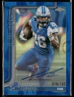 2025 Topps Chrome Football Jahmyr Gibbs #BA-JG Blue Lava Refractor Auto 078/150