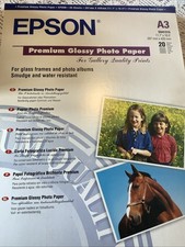 Image of Epson Premium Glossy Photo Paper A3 20 Sheets