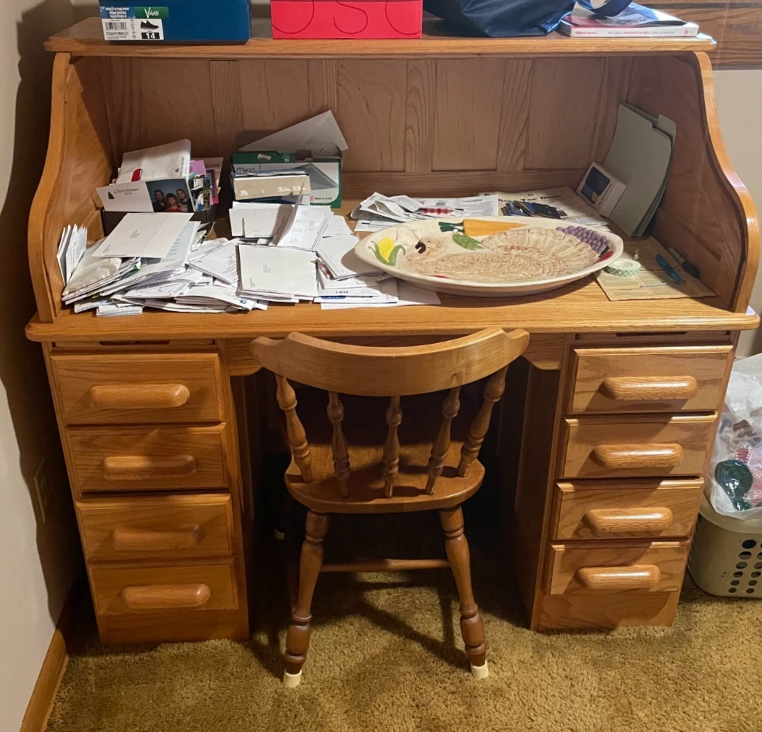 Antique Roll Top desk for sale | eBay