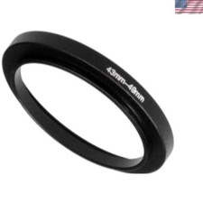 Metal Step Up Ring, Anodized Black Metal 43mm-49mm, 43-49 mm