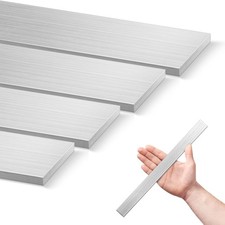 4PCS 304 Stainless Steel Flat Bar 1/8" Thickness, 1" Width Stainless Steel St...