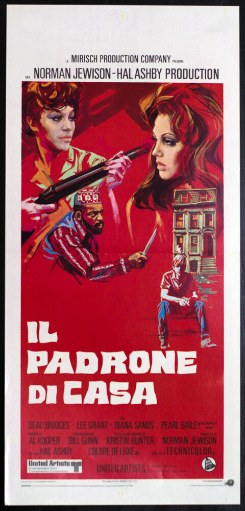 Locandina originale film Il padrone di casa (1970) - Regia di Hal Ashby