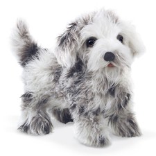 Shih Tzu Welpe Folkmanis Handpuppe 3143 Plüschtier Plüsch Hund Stofftier
