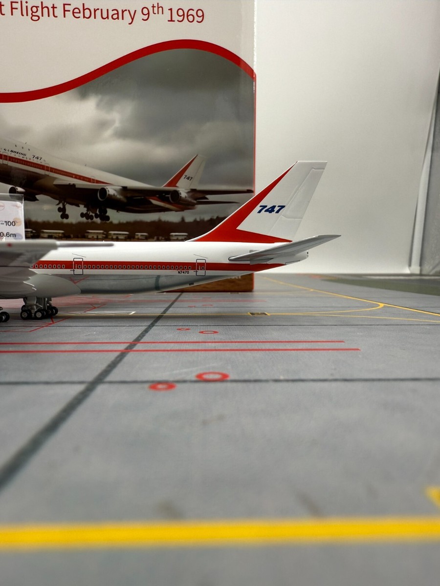 HX Models 1/400 Boeing 747-100 N7470 B550101 FIRST FLIGHT HX Models 1/400 Boeing 747-100 N7470 B550101 FIRST FLIGHT