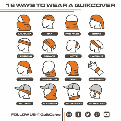 REALTREE XTRA® QuikCover, Multifunctional, Lightweight Camo Headwear - Bild 12 von 12