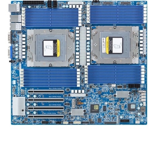 Gigabyte MZ73-LM0 (rev. 2.0) Mit 2x AMD EPYC GENUA 9474F 3,6 GHz CPU 2x 16GB RAM - Bild 2 von 5