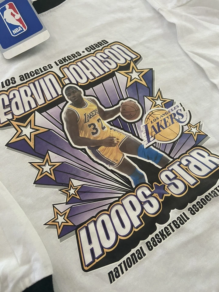 Camiseta Magic Johnson NBA Hardwood Classics Para Hombre Talla 3XL Nueva Con Etiquetas De Colección Foto 4 de 4