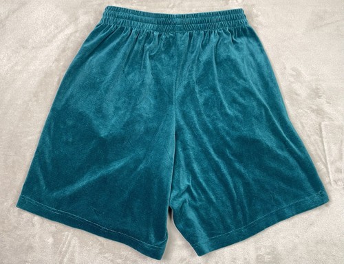 Pantalones Cortos de Terciopelo Teddy Fresh Checked Out Verde Para Hombre Pequeños Bolsillos con Cordón Suave - Imagen 15 de 16