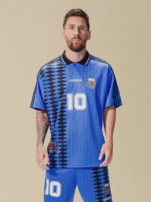 NEW XXL ADIDAS ARGENTINA 1994 AWAY RETRO JERSEY